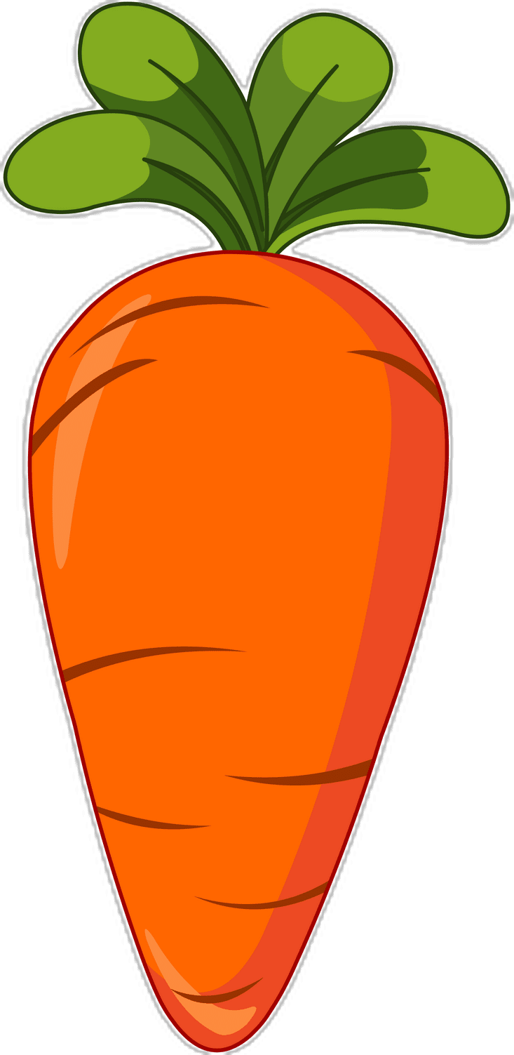 Carrot pin page clipart transparent