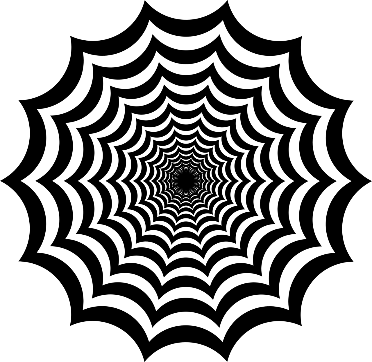 Spider hypnotic clipart photo