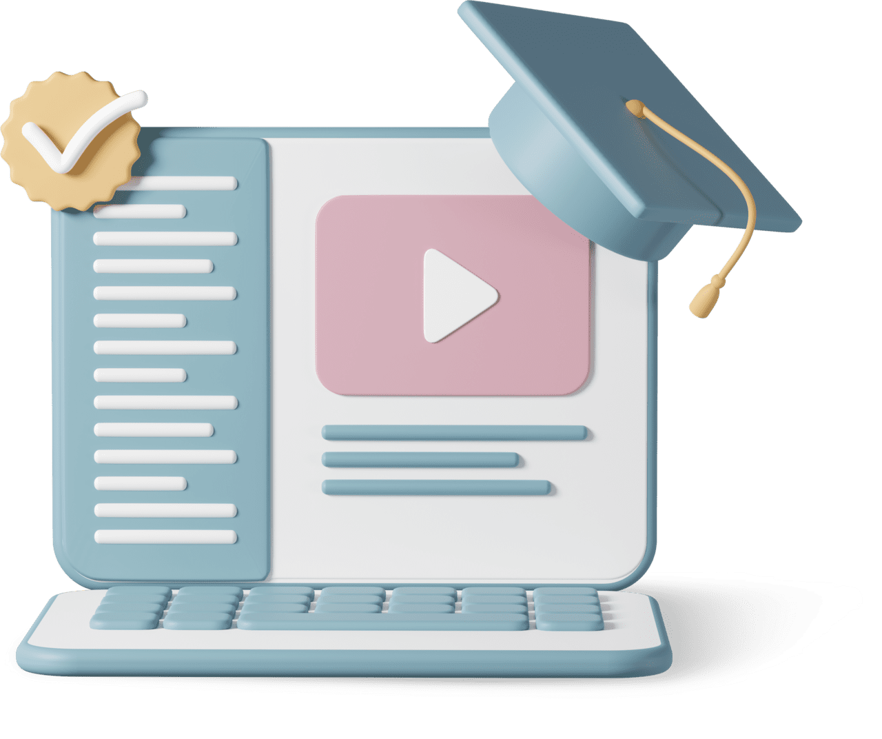 Computer laptop position video education clipart puter vector