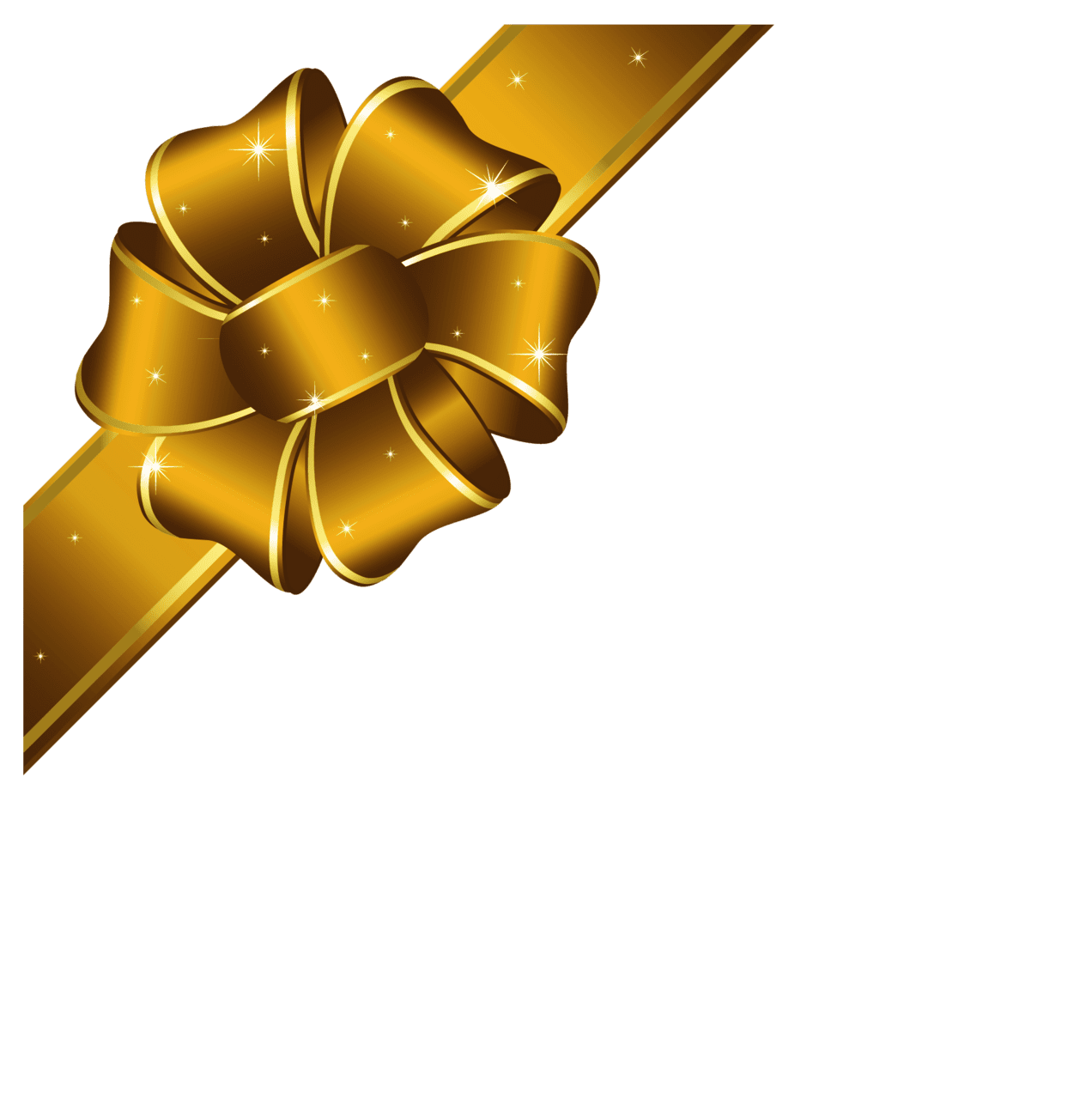 Gold bow clipart suggest vector