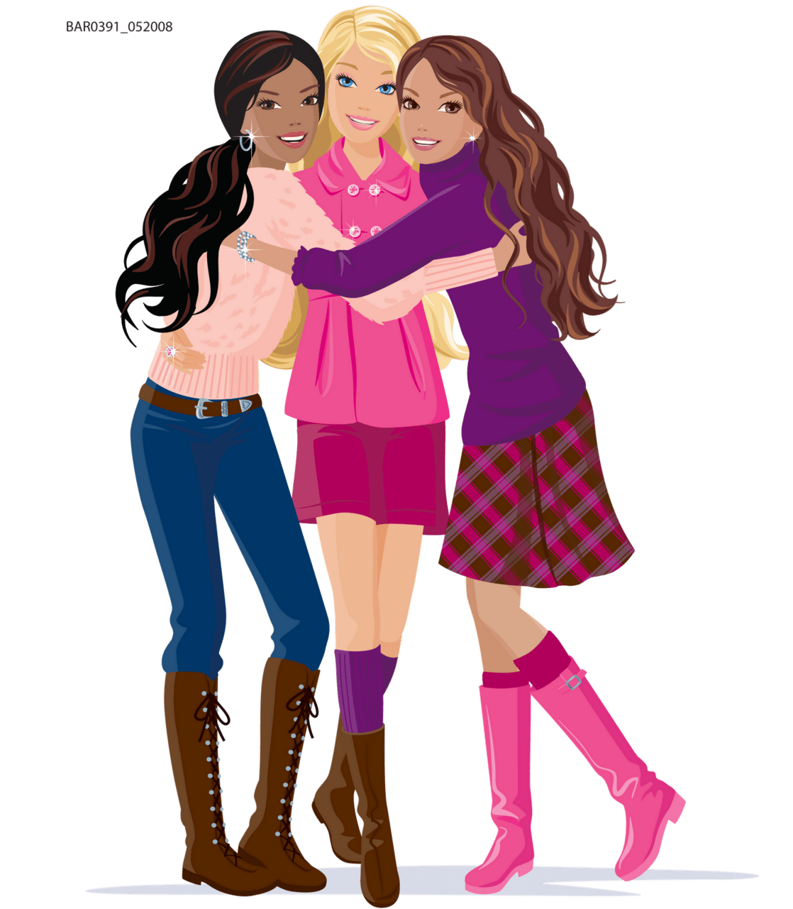 Barbie drawing images clipart