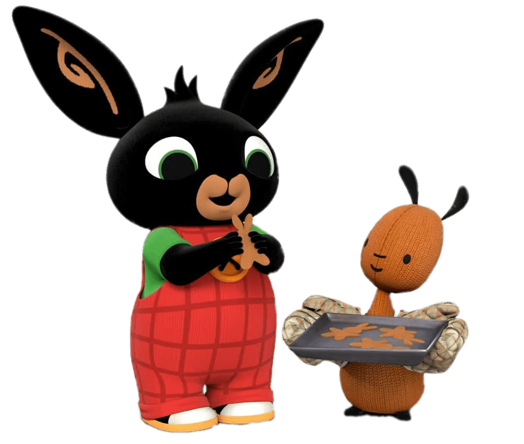 Bing bunny and flop baking stic clipart picture