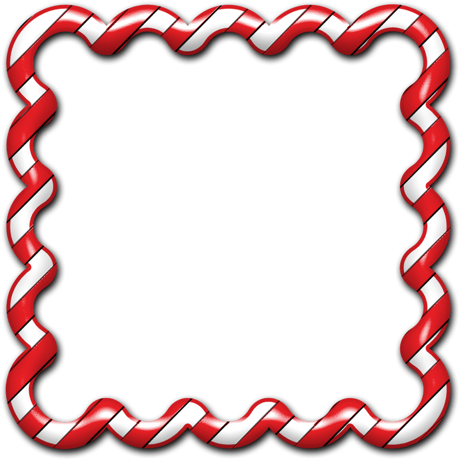 Christmas border candy cane frame by clipartcotttage deviantart clip art