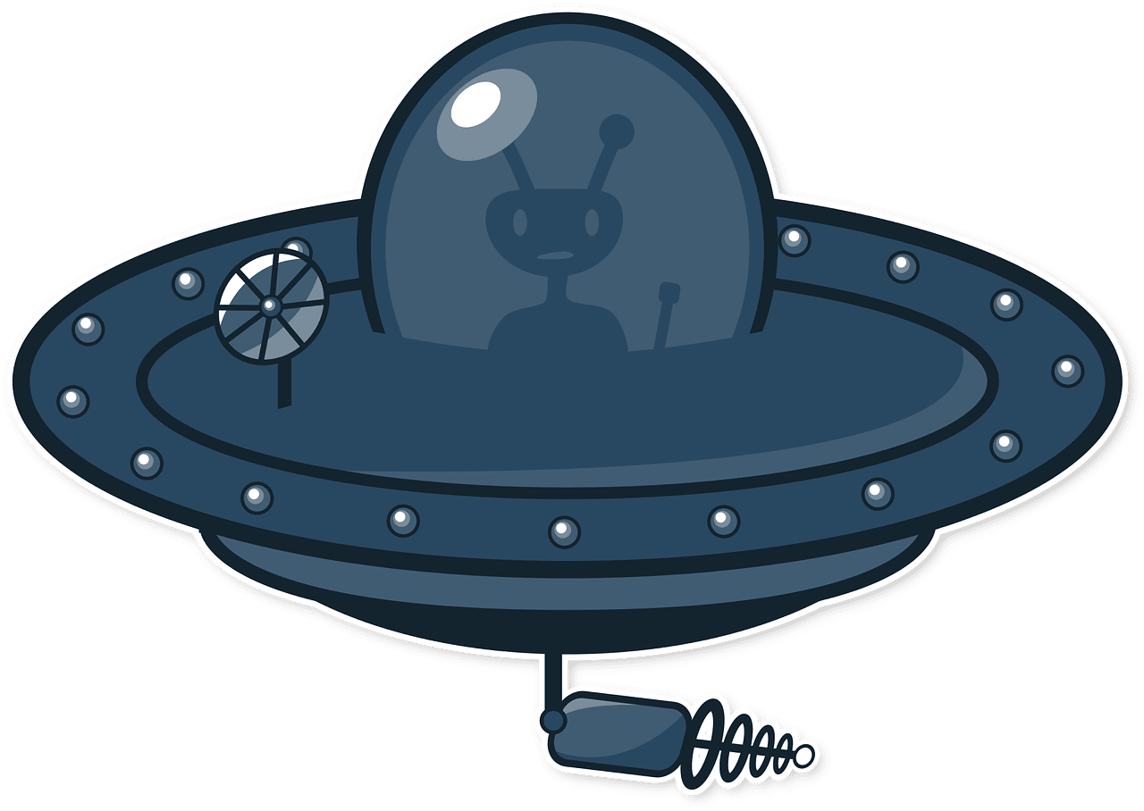 Ufo unknown alien vector graphic clipart