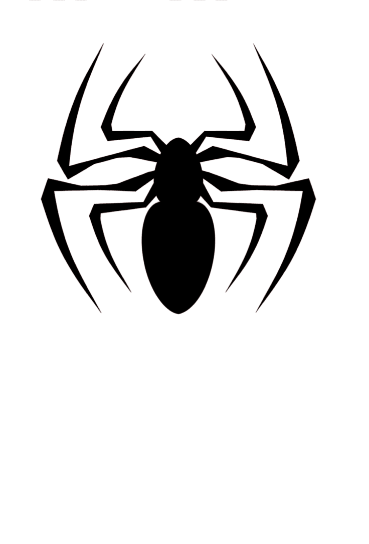 Spider pin page clipart clip art