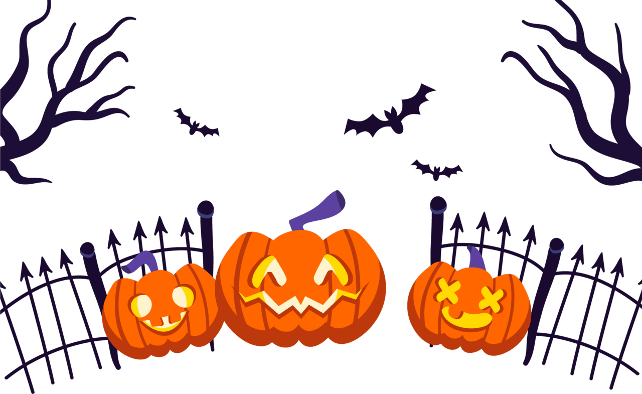 Happy halloween bg image clipart