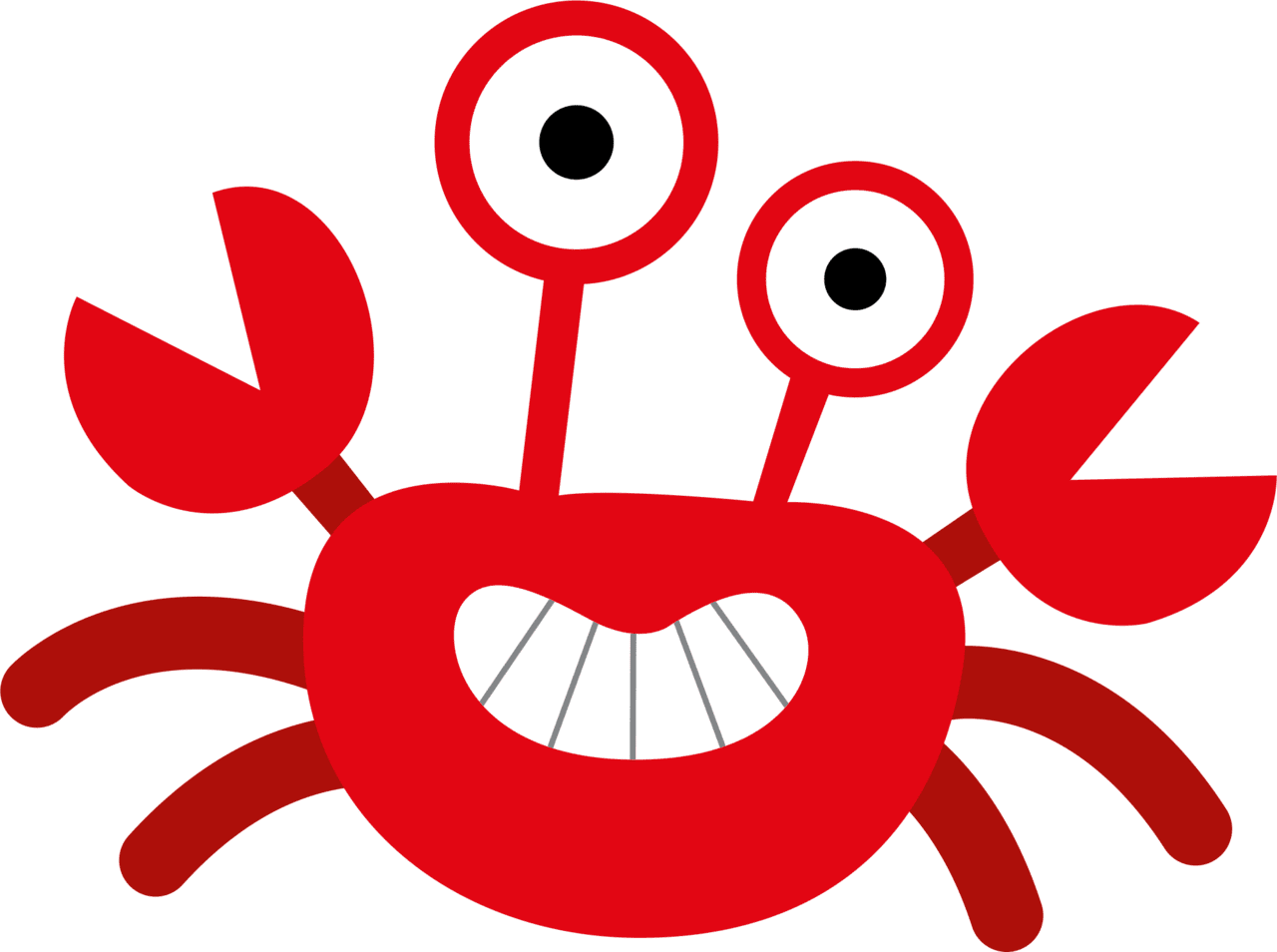 Crab baby shark caranguejo clipart picture