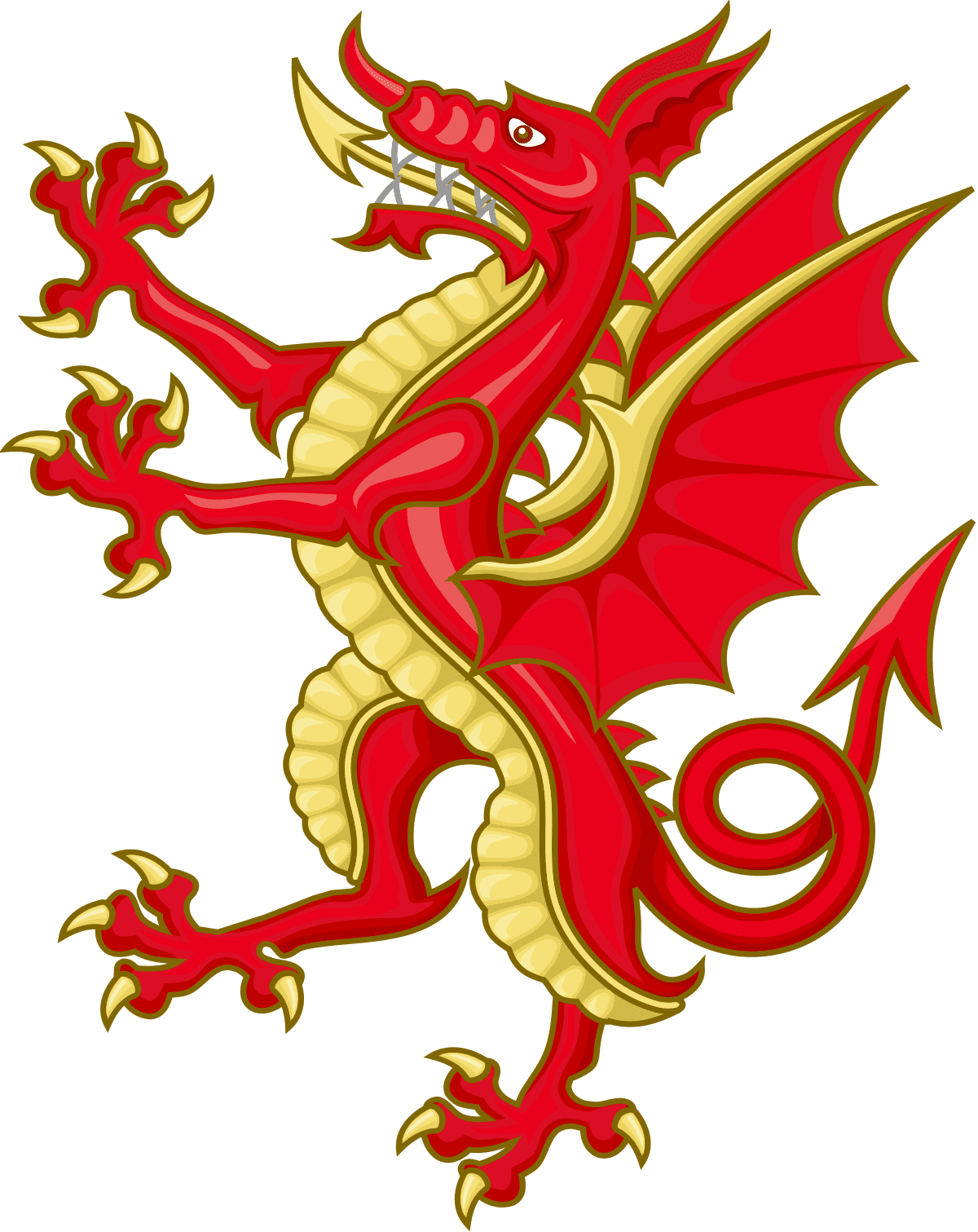 Tudor dragon badge wikimedia mons clipart logo