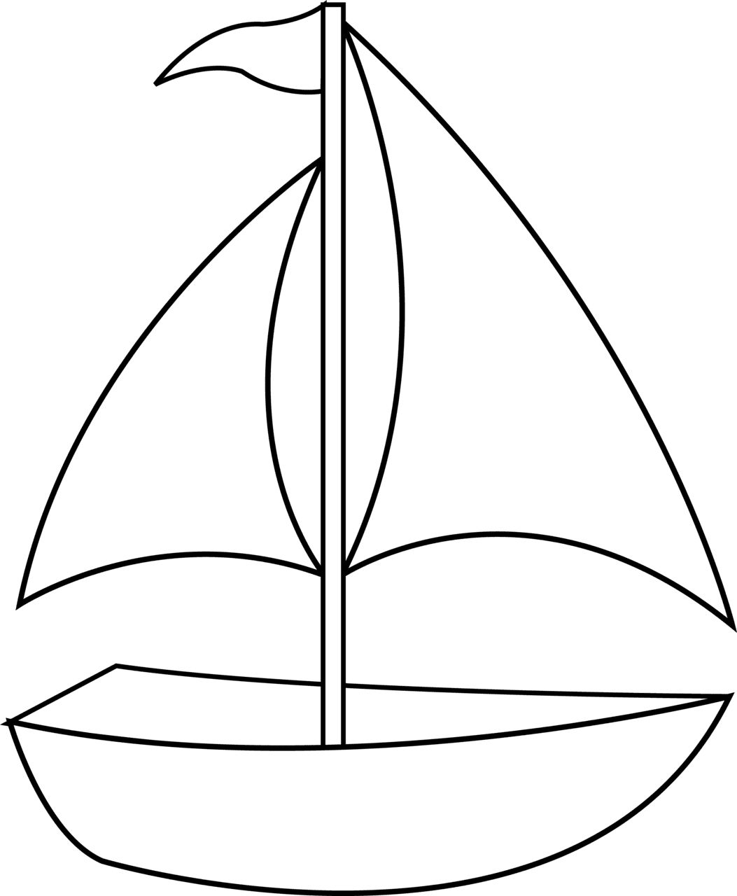 White boat clipart clip art