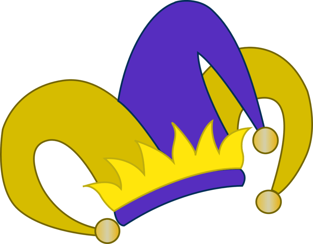 Hat jester clipart vector