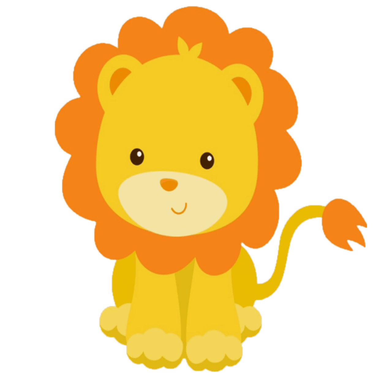 Lion pin page clipart transparent 3