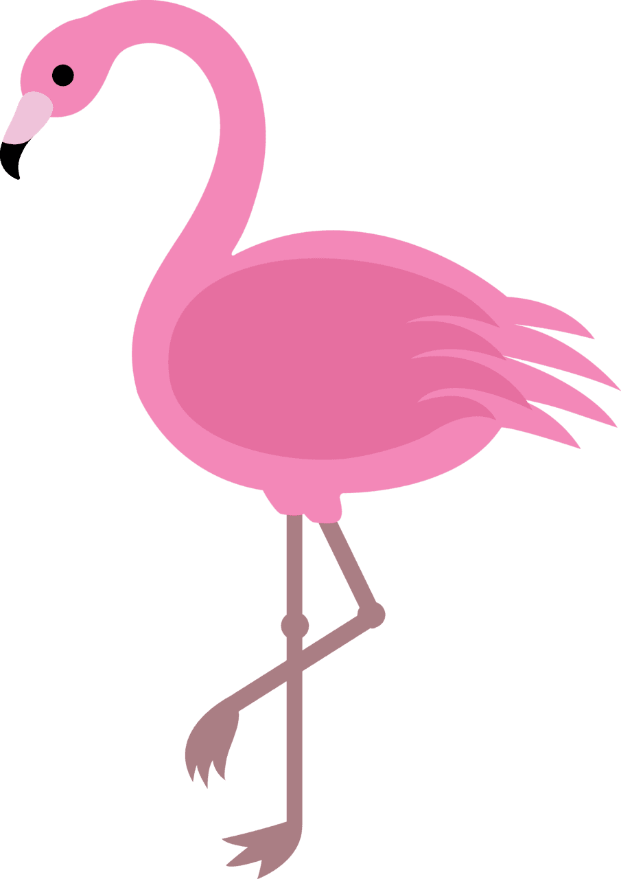 Flamingo pin page clipart background