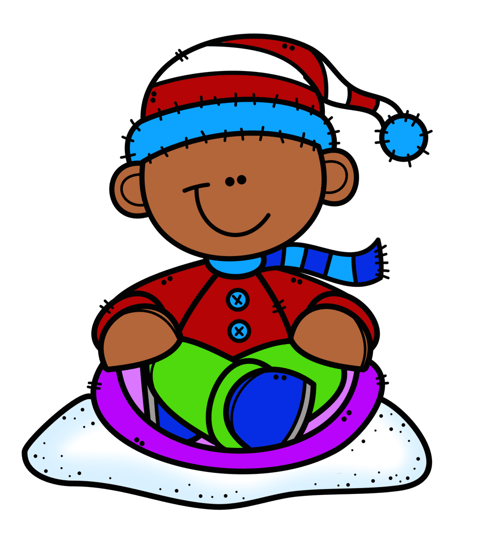 Snow pin page clipart photo