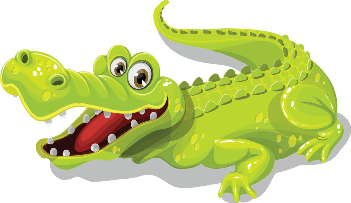 Alligator pin page clipart photo