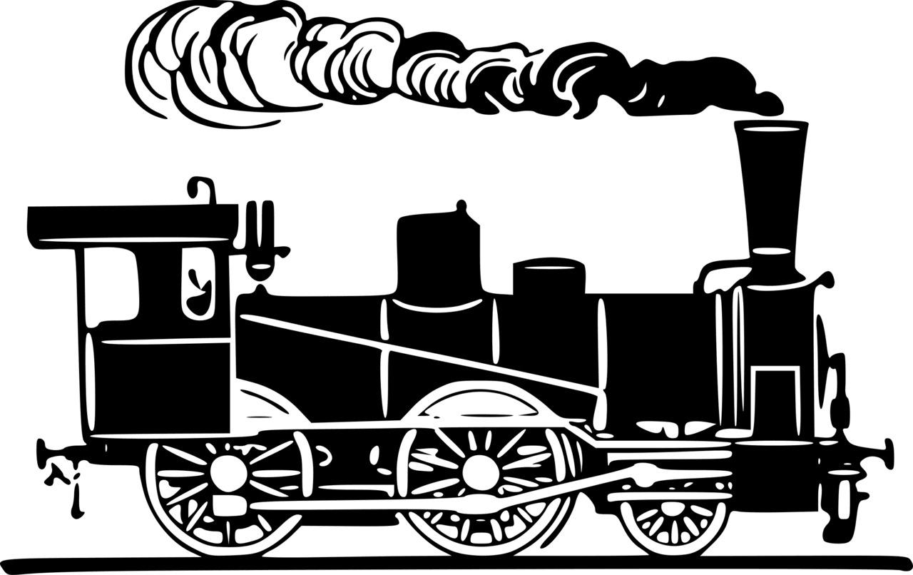 Train steam lo otive clipart background