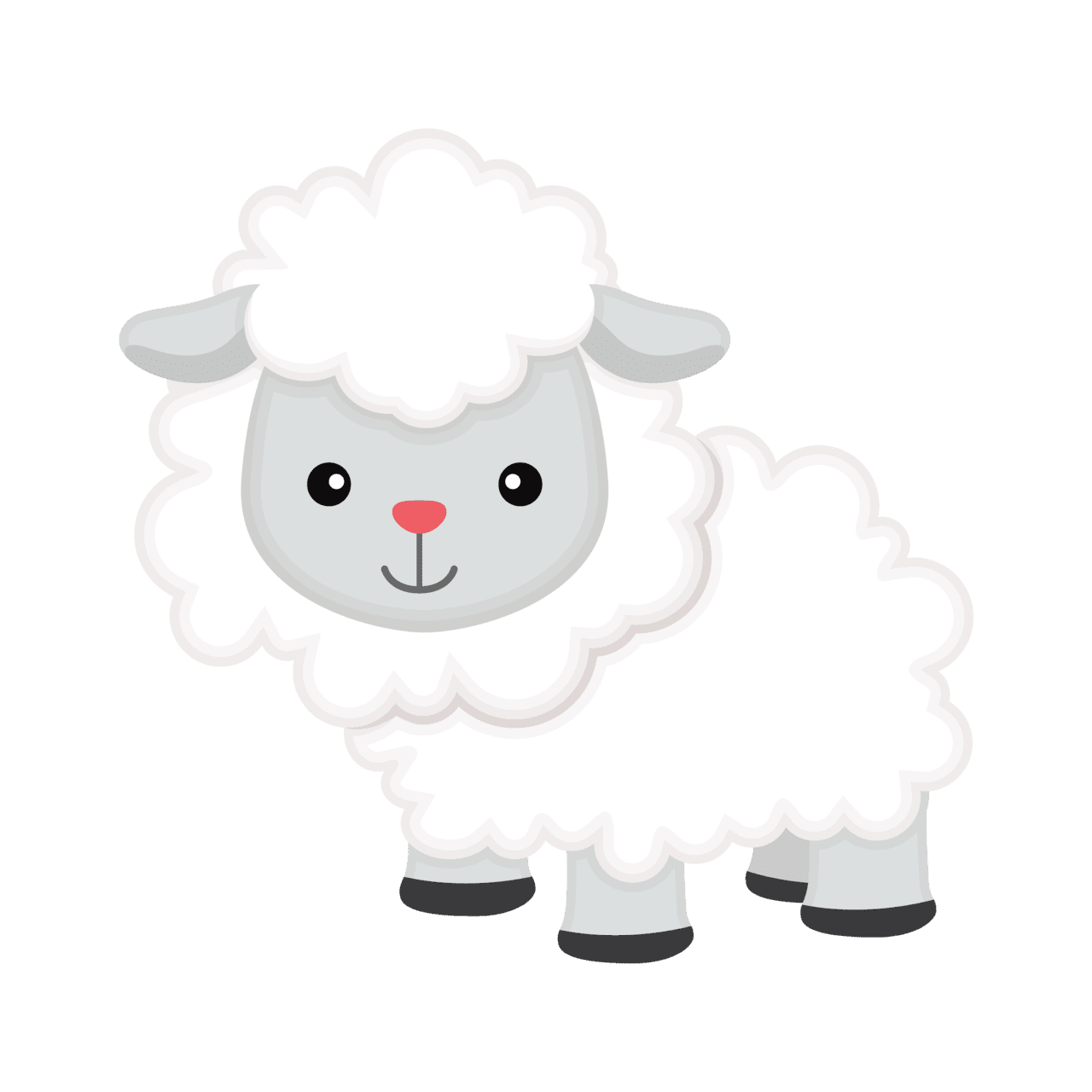 Sheep pin page clipart free 2