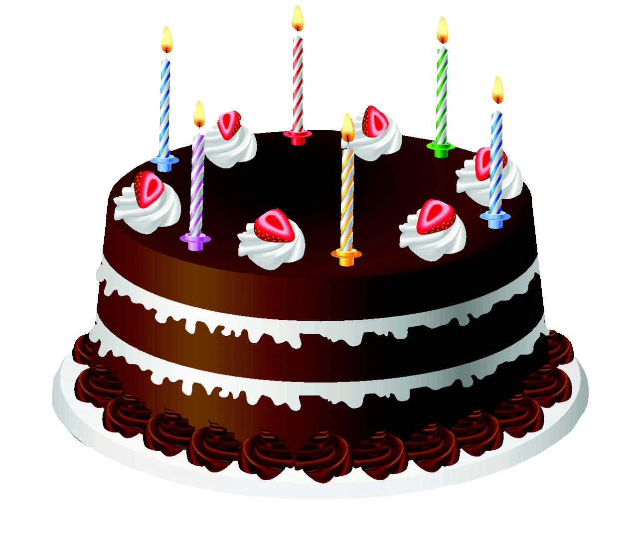 Cake pin page clipart image 2