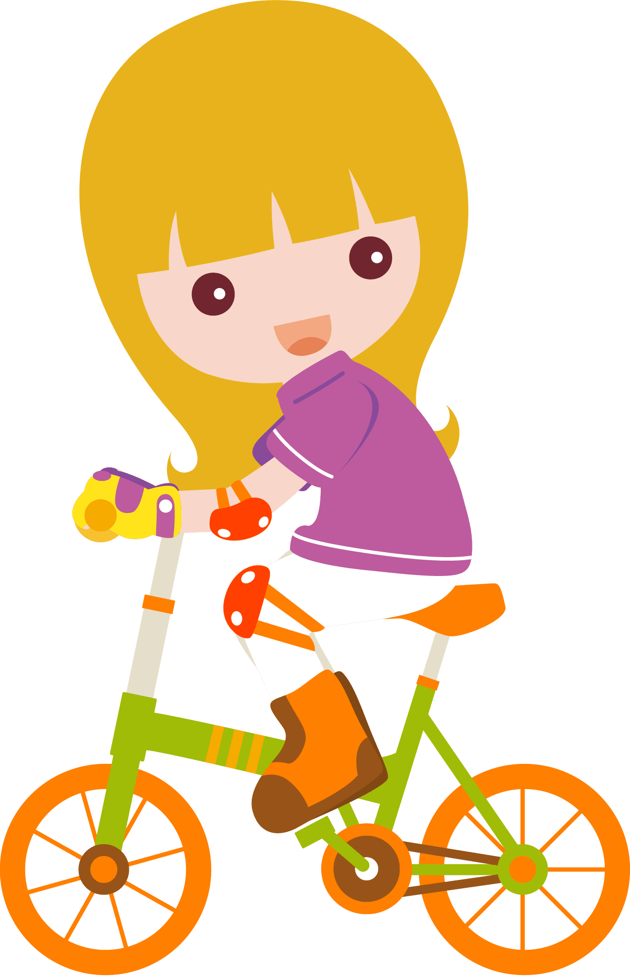 Bicycle pin page clipart vector 2