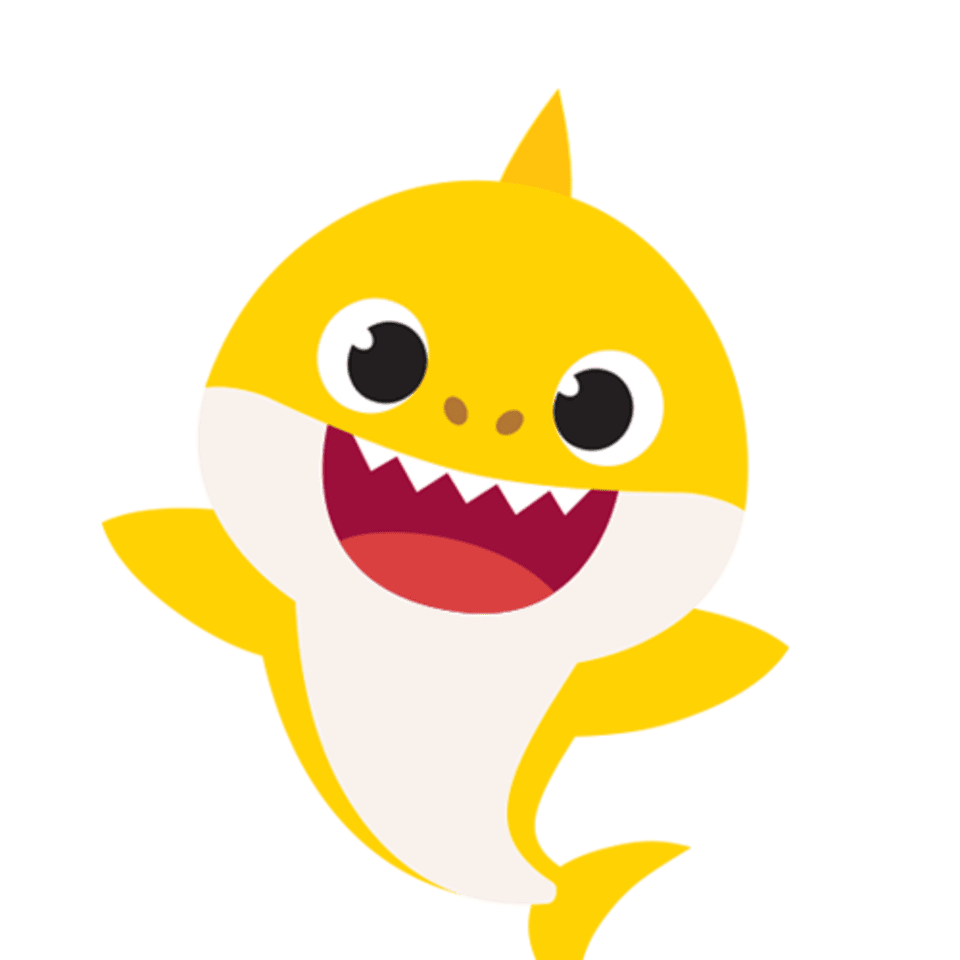 Baby shark character giant bomb ce clipart photo