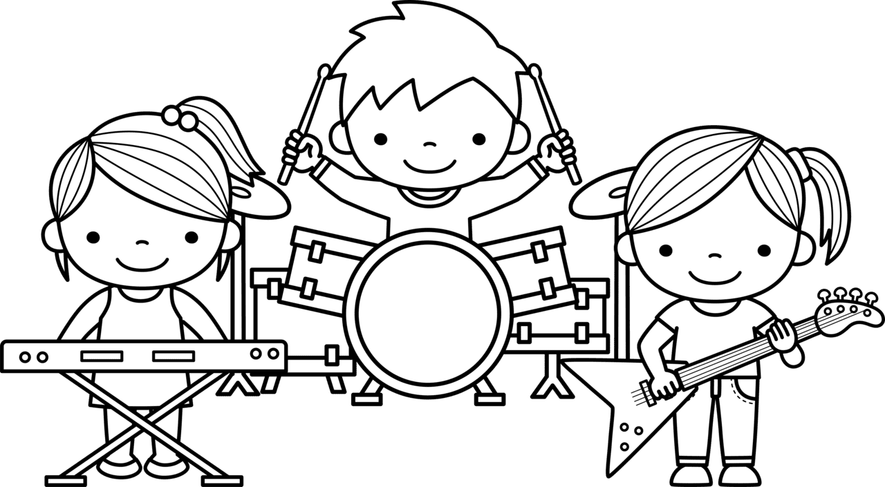 Music page clipart vector