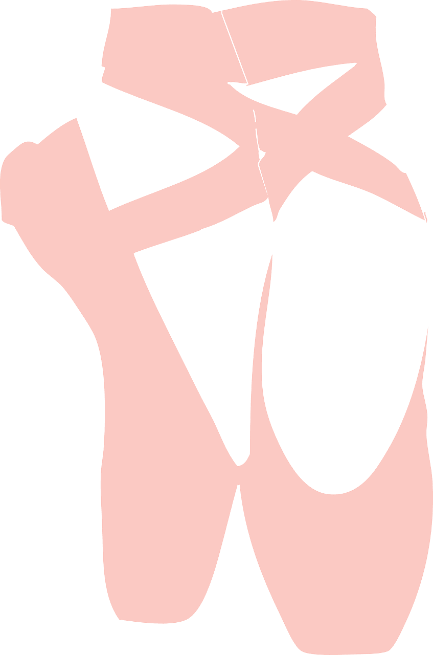 Dance girl feet vector graphic clipart