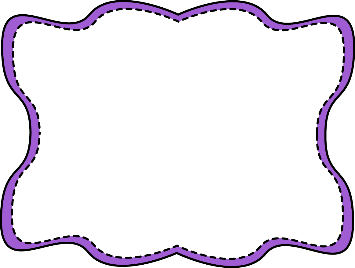 Border purple frame clipart background