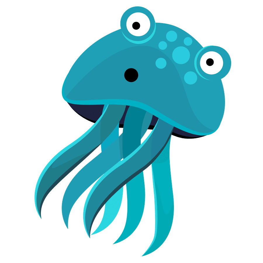 Octopus pin page clipart transparent 4