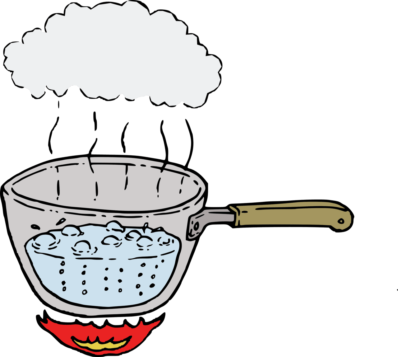 Cooking boil water clipart photo