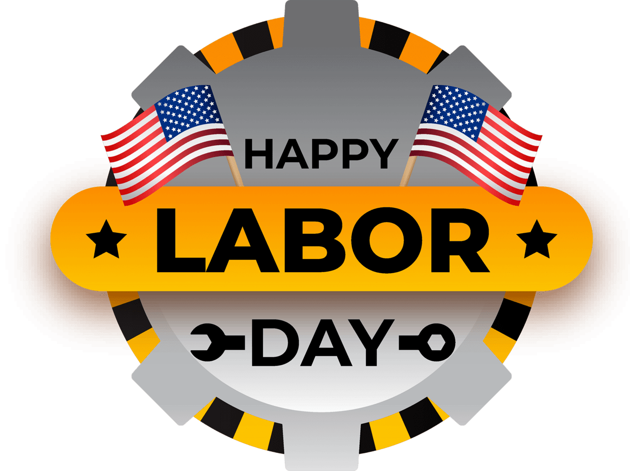 Labor day clipart vector