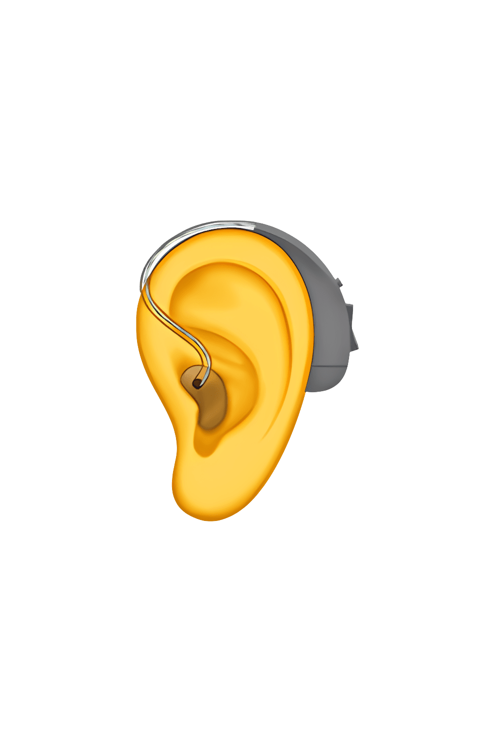 Ear with ing aid emoji clipart image