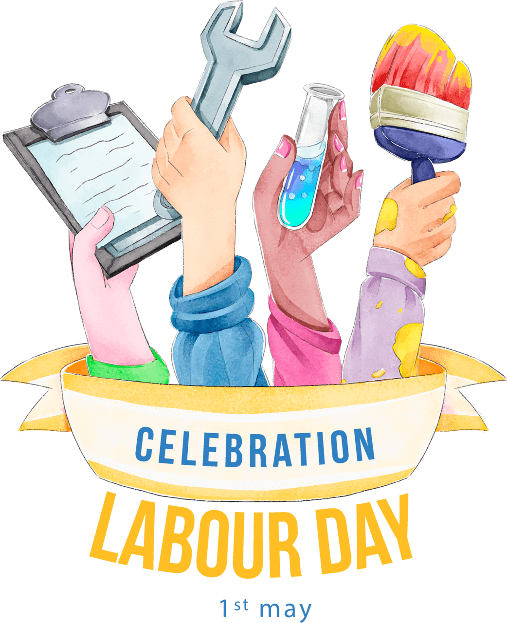 Labor day clipart transparent