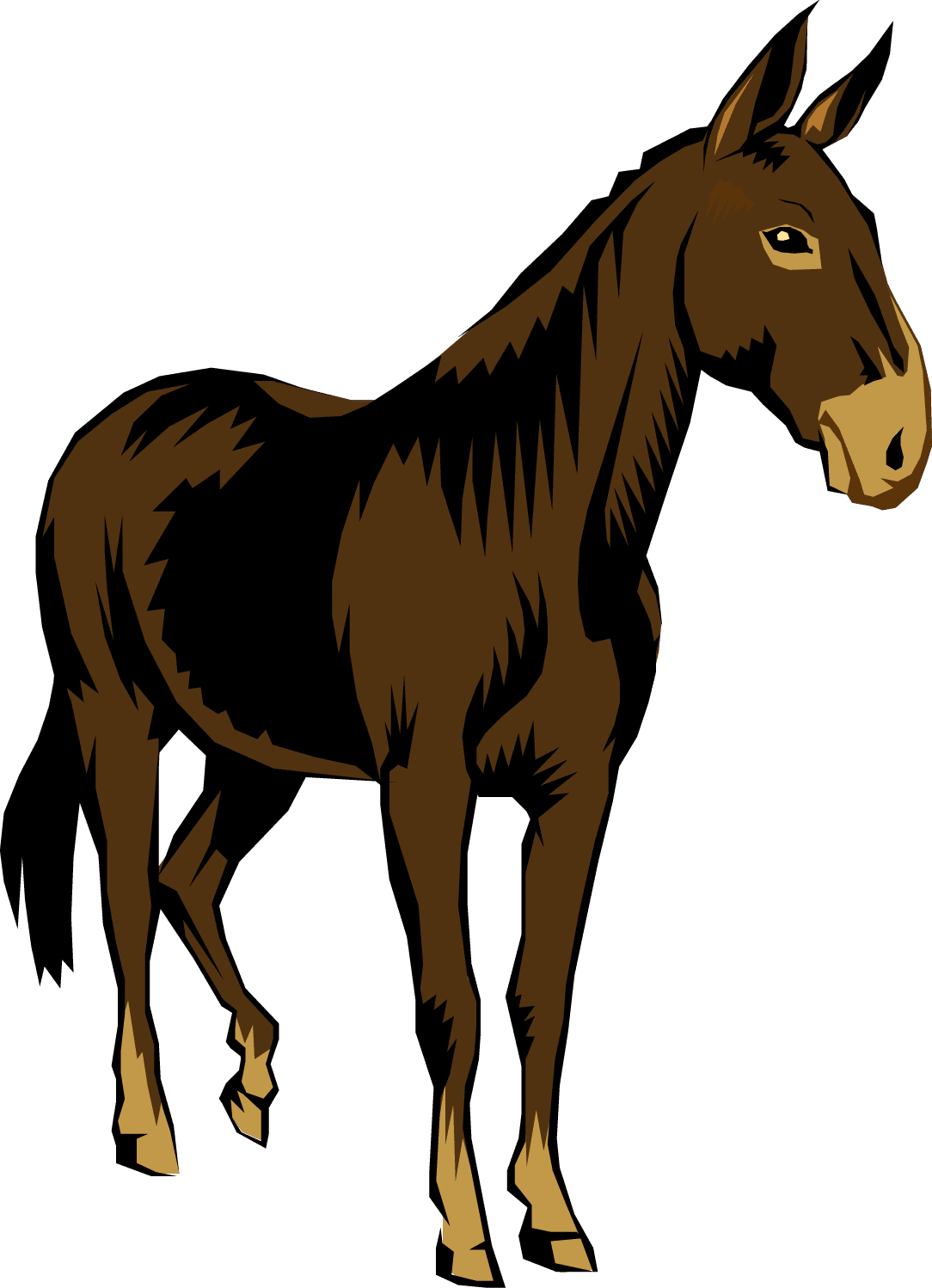 Horse pin page clipart background