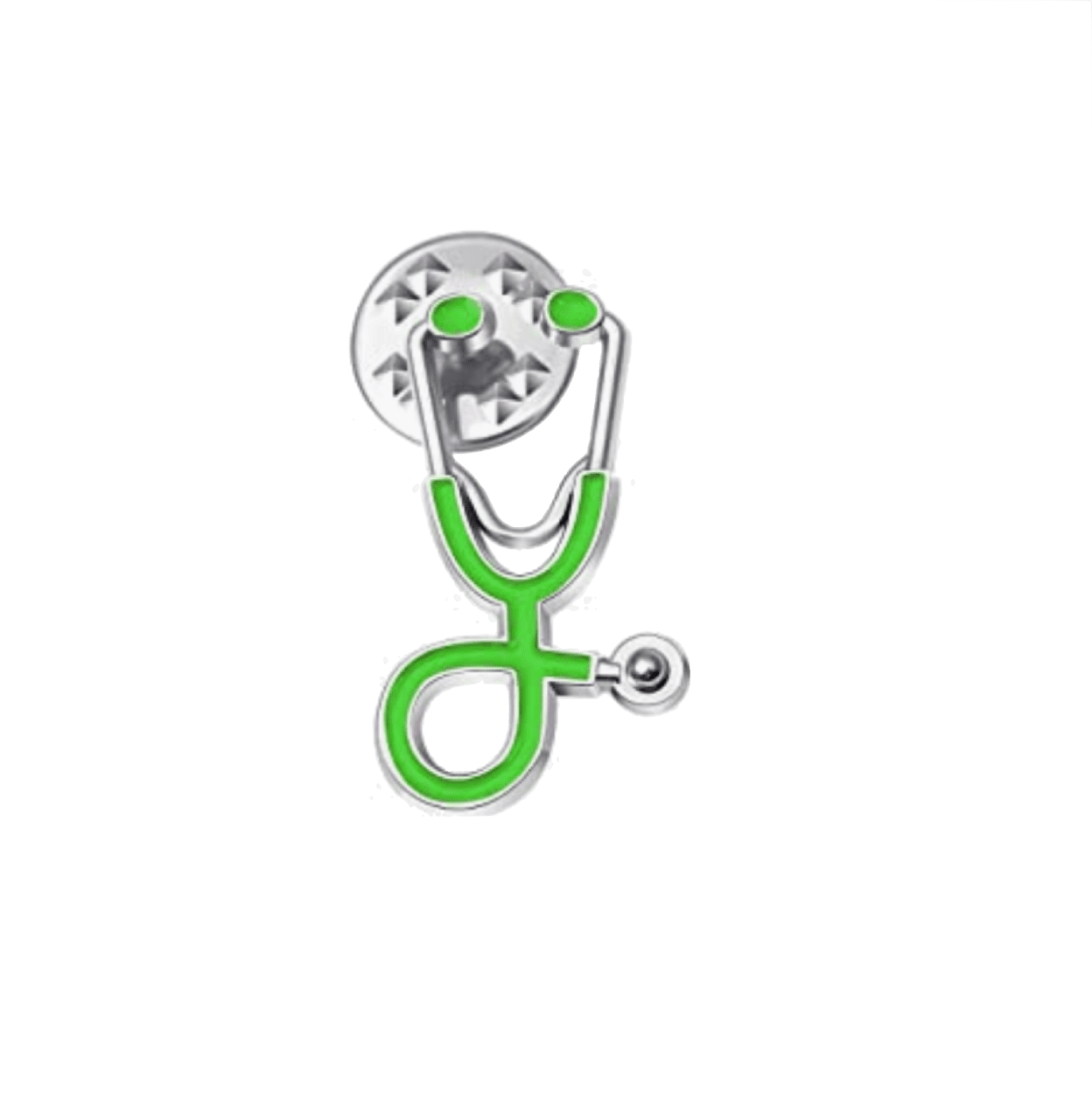 Stethoscope pin tetoscopio clipart vector