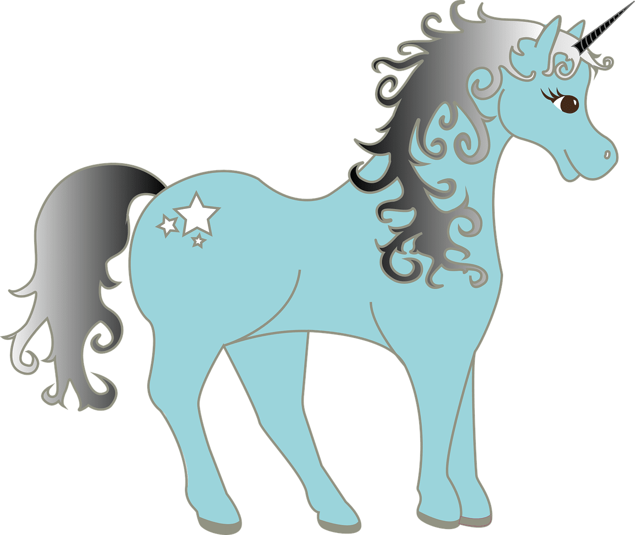 Unicorn mythical creatures transp ent image coloring pages clip clipart