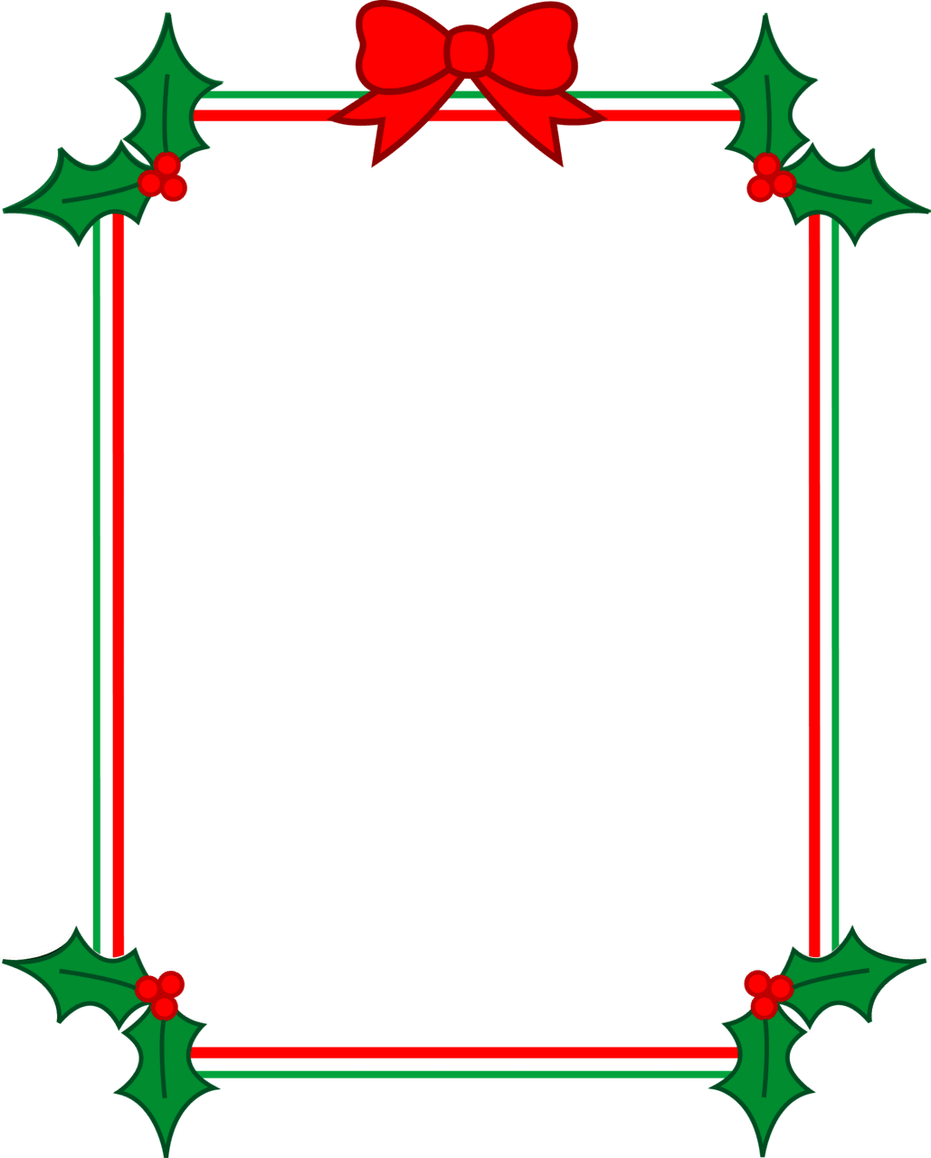 Christmas border graphics and clipart vector