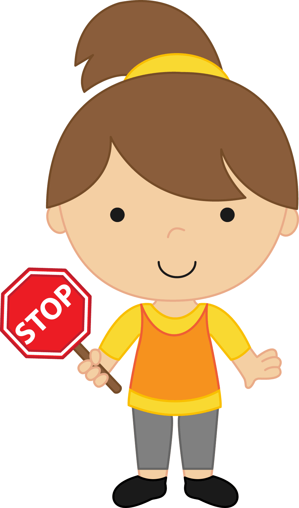 Stop sign pin page clipart logo