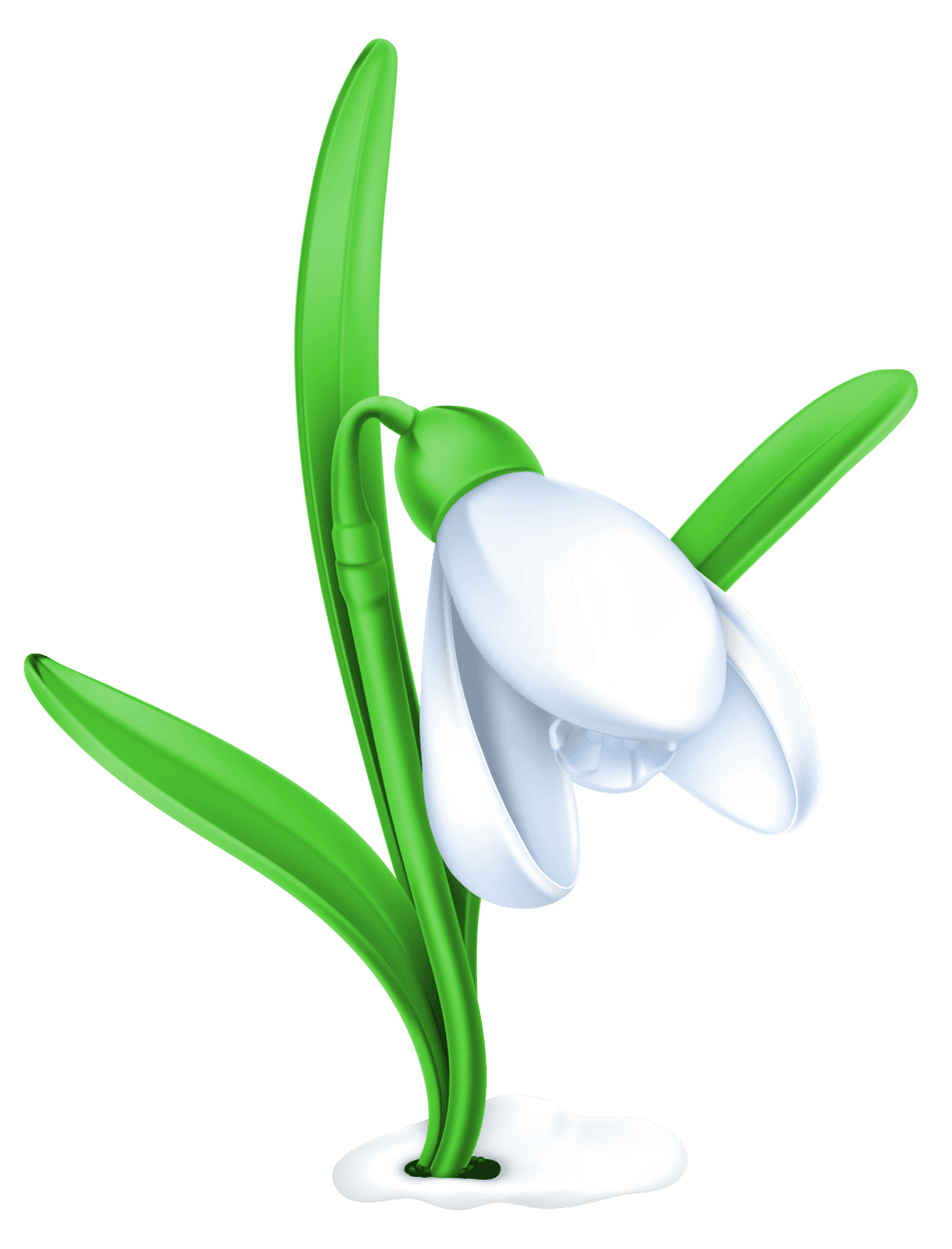 April snowdrop clipart picture