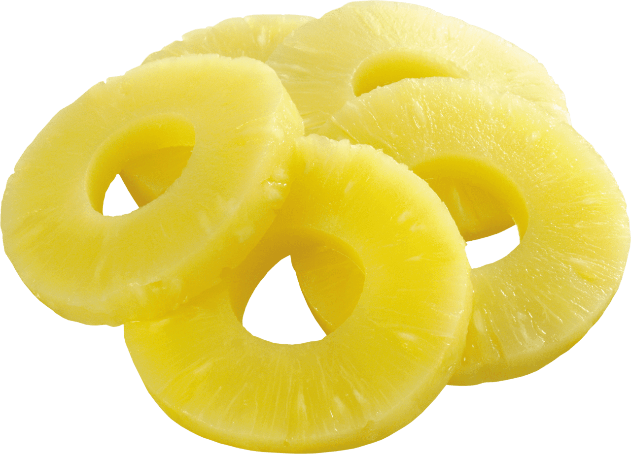 Slices pineapple stic clipart transparent