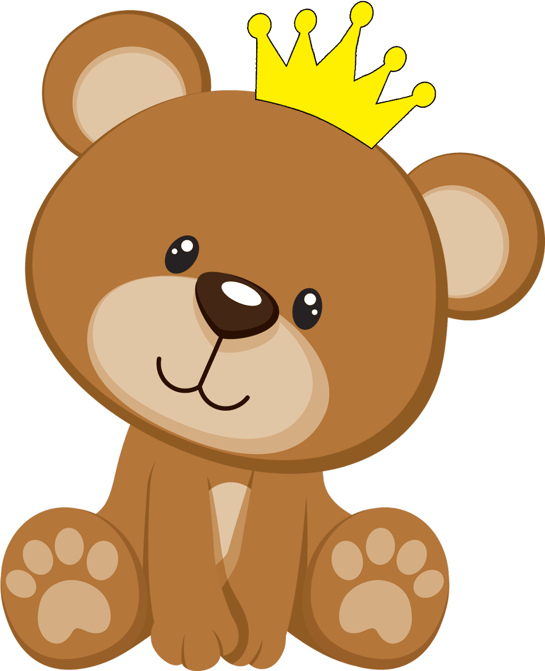 Bear urso rei urs ho pr cipe vetor image with no backgroud key clipart