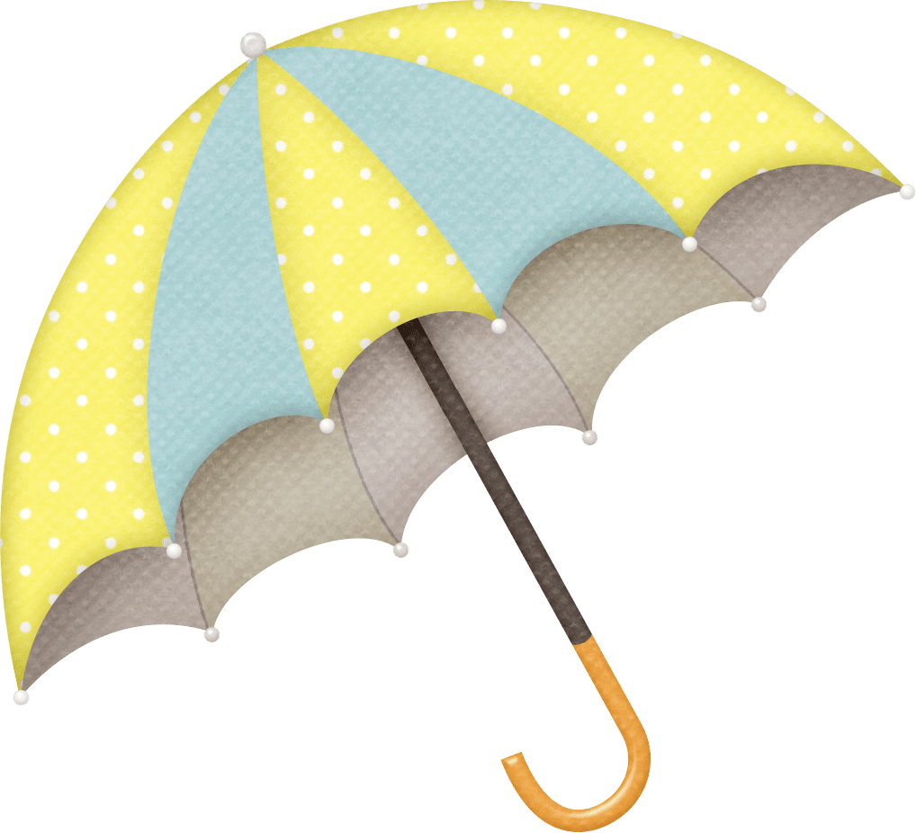 Umbrella pin page clipart image