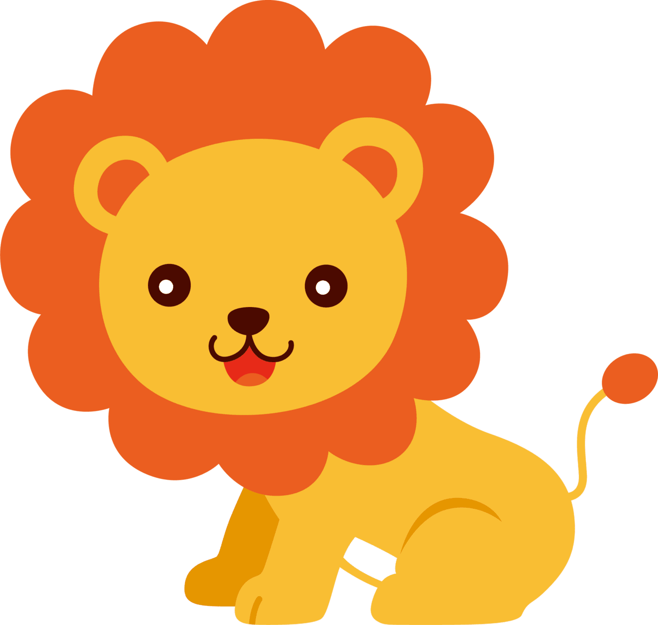 Lion pin page clipart transparent