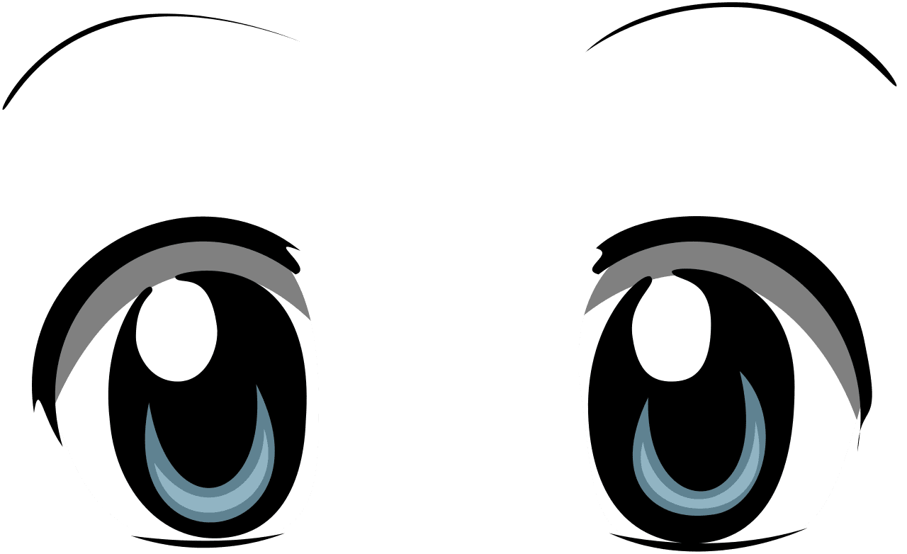 Bright anime eye wikimedia mons clipart transparent