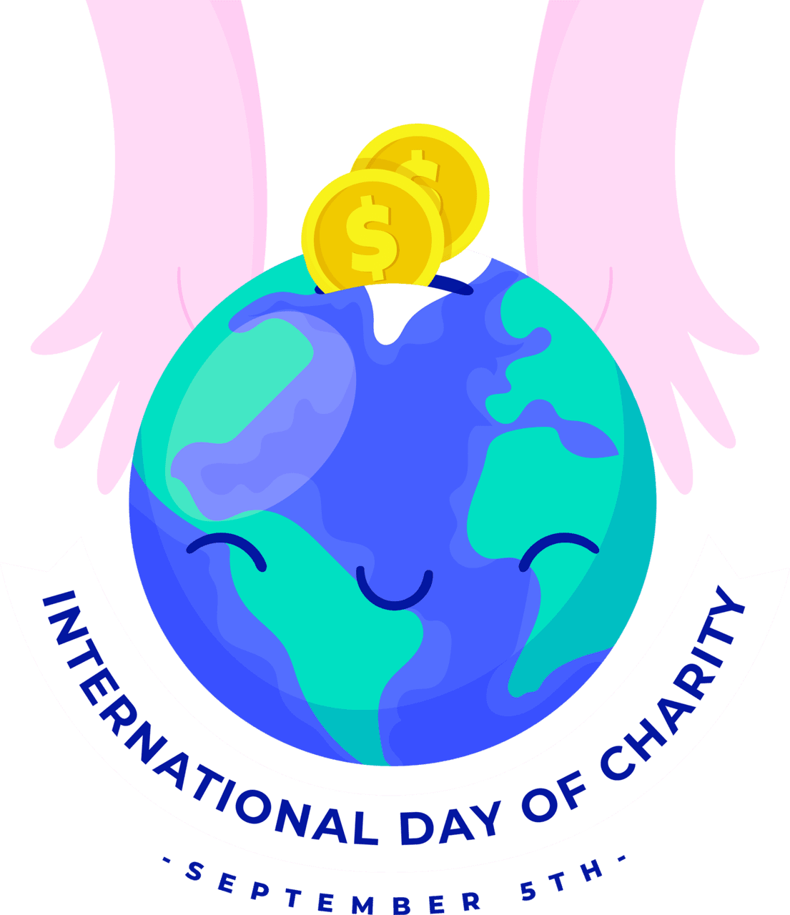 September clipart vector charity day