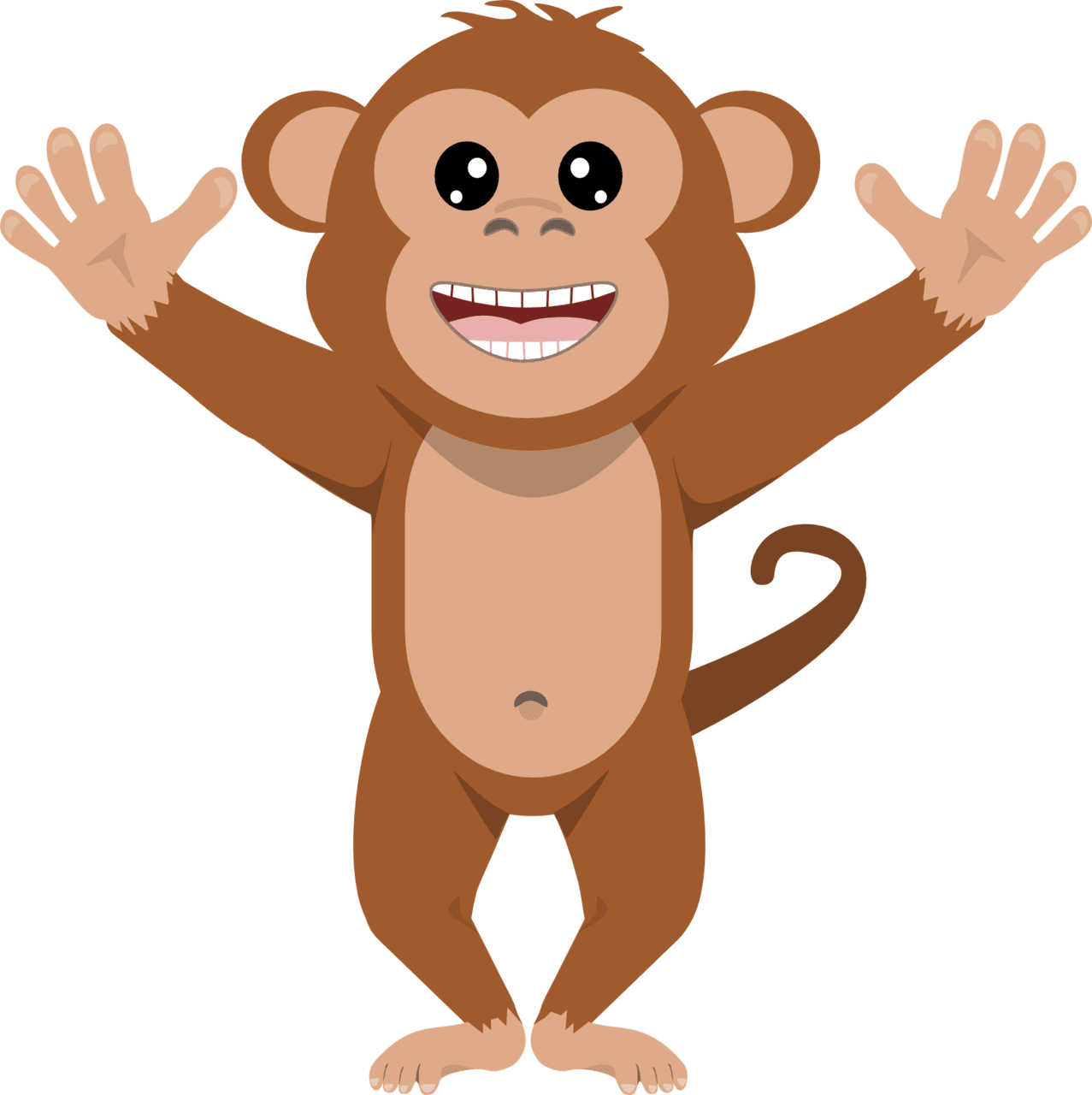Monkey mixed clipart vector
