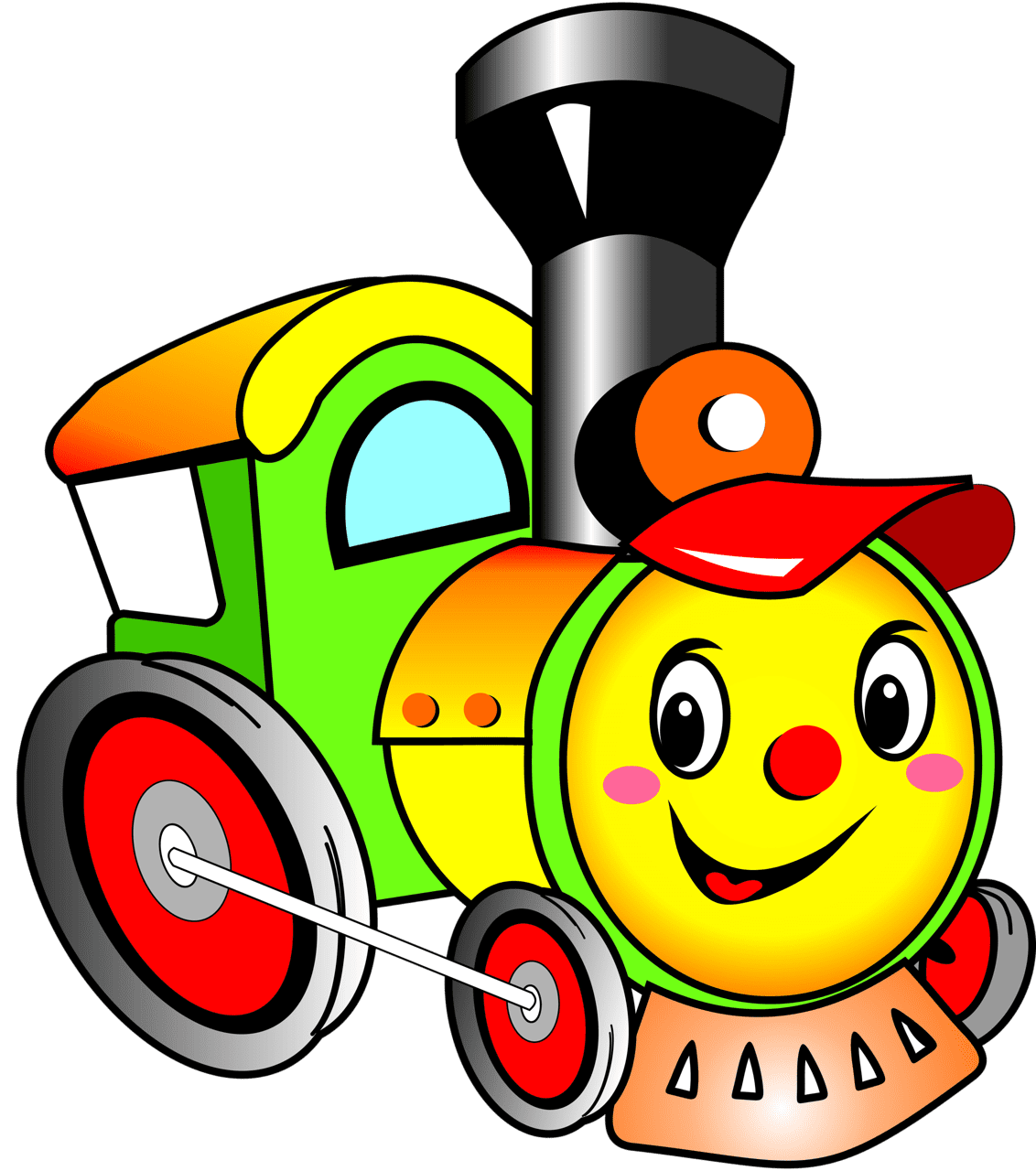 Yandexdisk train cartoon clipart drawing for kids picture