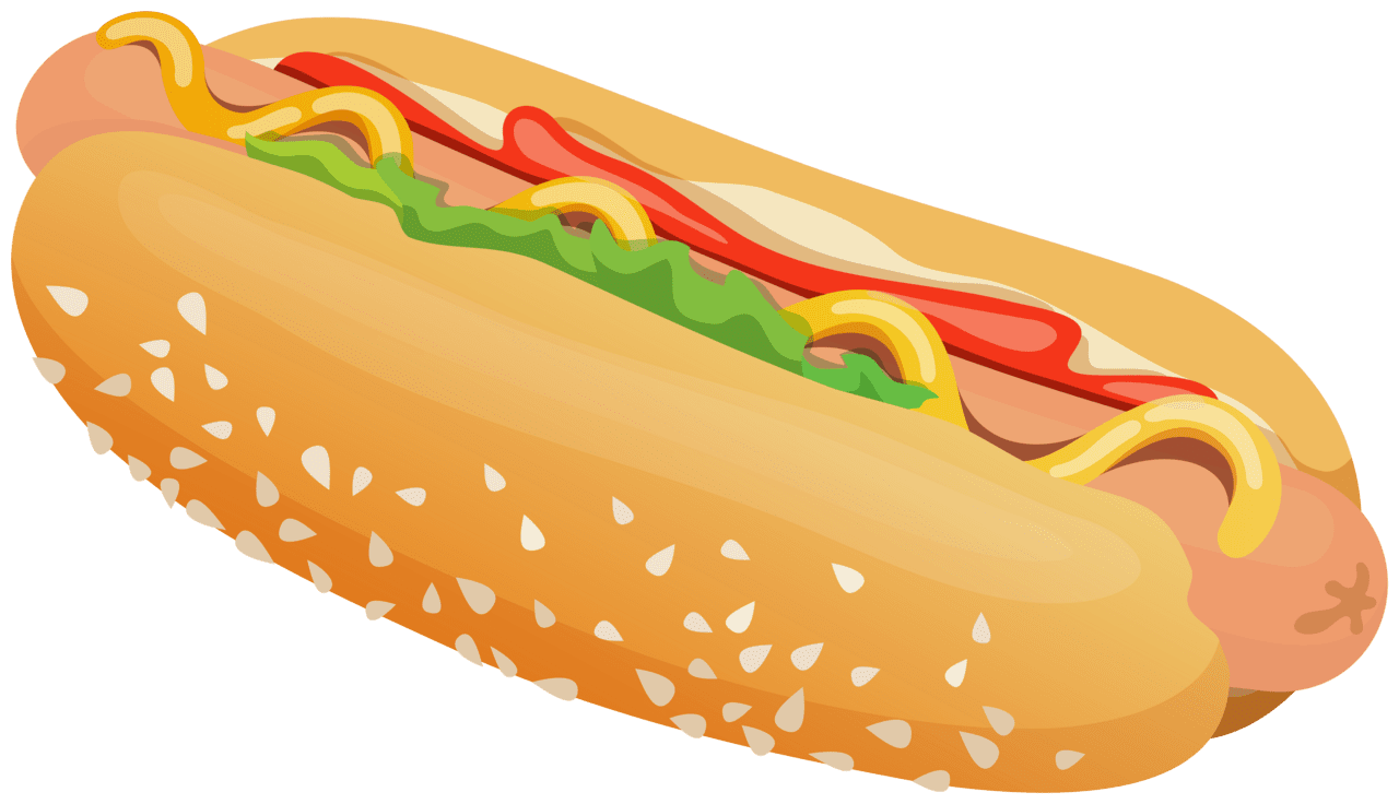 Burger hot dog clipart image