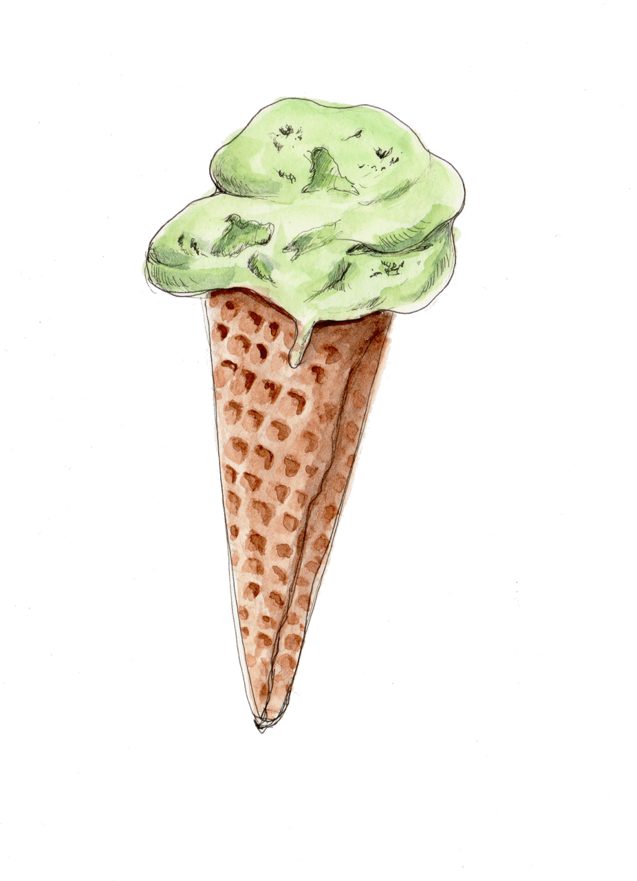 Ice cream pin page clipart photo 2