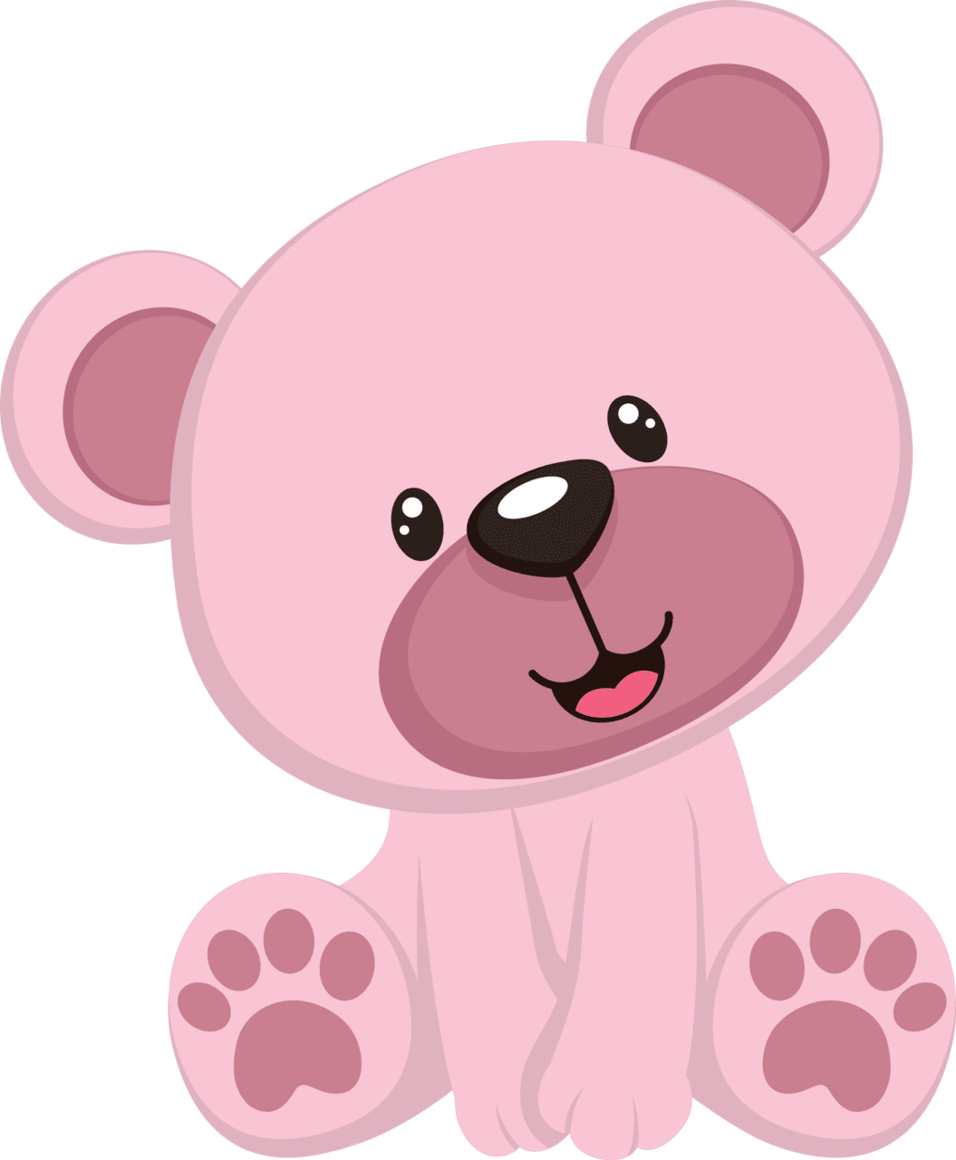 Teddy bear page clipart transparent