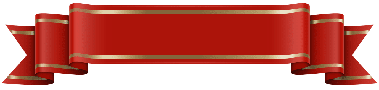 Banner red clipart image 2