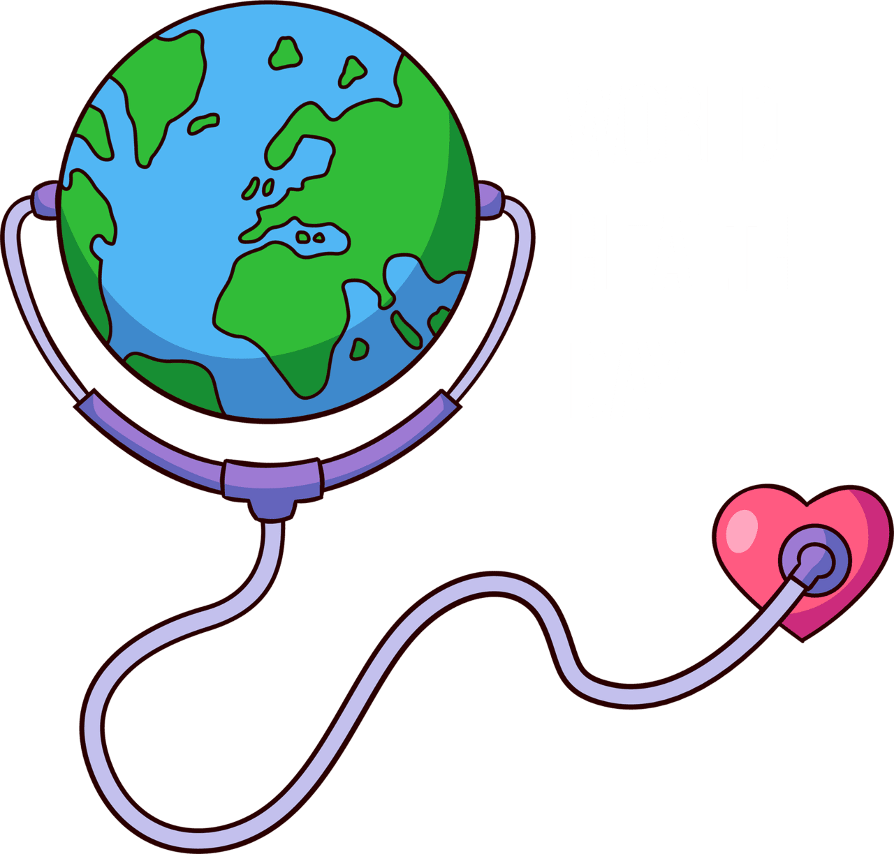 Globe heart day clipart clip art